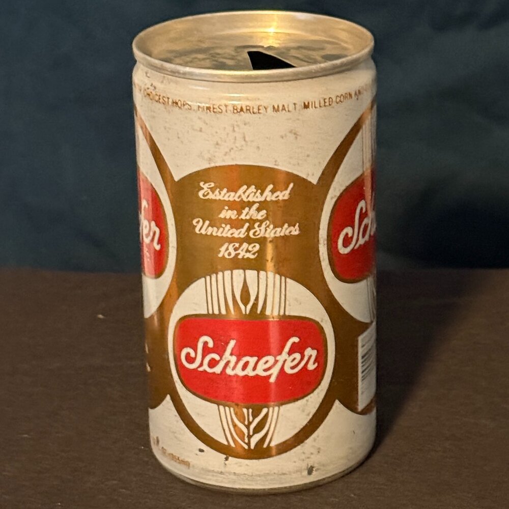 Schaefer vintage beer can